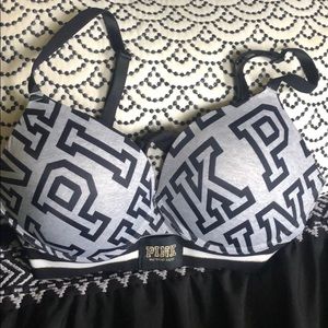 PINK Victoria secret wireless push up bra.